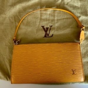 Louis Vuitton EPI Leather Pochette Handbag